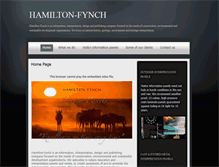 Tablet Screenshot of hamiltonfynch.com